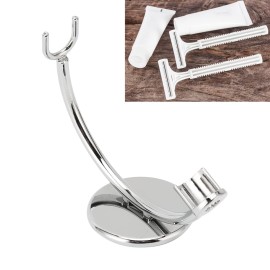 Brrnoo Straight Stand, Stainless Steel Stand, Curved Stainless Steel Stand Base and Polished Steel to Protect & Dry