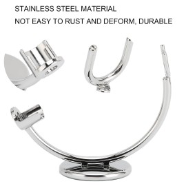 Brrnoo Straight Stand, Stainless Steel Stand, Curved Stainless Steel Stand Base and Polished Steel to Protect & Dry