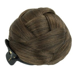 IMISSU Braided Chignon Dancer Hair Donut Hairpieces Scrunchie Claw Hair Bun Updo for Wedding Party (M3 Mix Brown) IMISSU Braided Chignon Dancer Hair Donut Hairpieces Scrunchie Claw Hair Bun Updo for Wedding Party (M3 Mix Brown)