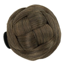 IMISSU Braided Chignon Dancer Hair Donut Hairpieces Scrunchie Claw Hair Bun Updo for Wedding Party (M3 Mix Brown) IMISSU Braided Chignon Dancer Hair Donut Hairpieces Scrunchie Claw Hair Bun Updo for Wedding Party (M3 Mix Brown)