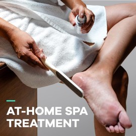 Dermasuri Double Sided Stainless Steel Foot File - Coarse and Fine Grit - Callus Remover, Cracked Heel Repair, Professional Foot Care Tool - Pedicure Rasp for Wet and Dry Feet, Sole Scraper Treatment Dermasuri Double Sided Stainless Steel Foot File - Coarse and Fine Grit - Callus Remover, Cracked Heel Repair, Professional Foot Care Tool - Pedicure Rasp for Wet and Dry Feet, Sole Scraper Treatment