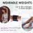 Polyfit Wrist & Ankle Weights - 1 Pair - Wearable Ankle Weights for Women and Men - Wearable Bracelet for Exercise, Yoga, Walking, Running, Dance, Barre, Pilates, Cardio, Aerobics - Black