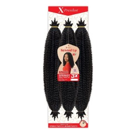 Outre Crochet Braids X-Pression Twisted Up 3X Springy Afro Twist 24 (1-pack, 2)