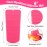 Shappy 2 Pieces Curling Iron Travel Case Cover Heat Resistant Flat Iron Holder Case Sleeve Neoprene Straightener Holder and Silicone Hot Tools Flat Bag(Solid Style)