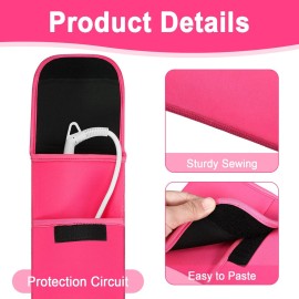 Shappy 2 Pieces Curling Iron Travel Case Cover Heat Resistant Flat Iron Holder Case Sleeve Neoprene Straightener Holder and Silicone Hot Tools Flat Bag(Solid Style) Shappy 2 Pieces Curling Iron Travel Case Cover Heat Resistant Flat Iron Holder Case Sleeve Neoprene Straightener Holder and Silicone Hot Tools Flat Bag(Solid Style)