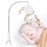 23 inches DIY Baby Crib Mobile Arm,Mobile arm for Crib,Nursery Mobile arm,Baby Mobile Hanger, with Music Box-The Claw Part Can be Adjusted Width-DIY Toy Decoration