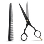 6.5 Professional Hair Cutting Scissors- Sharp Edged Barber Scissors with Comb-Extremely Sharp Hair Scissors for Men/Women/Pet (Hair Scissors)