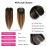 Beauty Forever FB30 Highlight Closure Brazilian Straight Lace Closure Human Hair 4X4 Free Part Brown Lace, 14 Inch Unprocessed Virgin Remy Human Hair Lace Closure Pre-plucked With Baby Hair