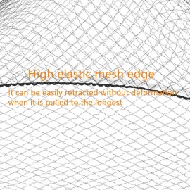 letaomei Hair Net 80 Pcs and U Shaped Pins Set 30 Pcs,22Inches Hairnet Individual Package Invisible Elastic Edge Mesh Hair Nets for Buns Women Food Serive Dancer(Black) letaomei Hair Net 80 Pcs and U Shaped Pins Set 30 Pcs,22Inches Hairnet Individual Package Invisible Elastic Edge Mesh Hair Nets for Buns Women Food Serive Dancer(Black)