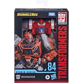 Transformers Toys Studio Series 84 Deluxe Class Bumblebee Ironhide Action Figure - Ages 8 and Up, 4.5-inch