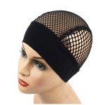 YANTAISIYU 1 Pc Black Crochet Wig Cap Headband Wig Cap with Adjustable Headband Weaving Wig Cap for Wig Making