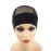 YANTAISIYU 1 Pc Black Crochet Wig Cap Headband Wig Cap with Adjustable Headband Weaving Wig Cap for Wig Making