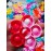 20 pcs Rainbow Spring Flower Mini Pop Silicone Bubble Fidget Toys, Autism Special Sensory Spring Party Favors Gifts for Family, Adult and Kids