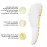 Small Ergonomic Brush, Gentle Detangling, Travel Size Detangler Hair Brush for All Hair Types. Wet or Dry Hair (Cherry Blossom)