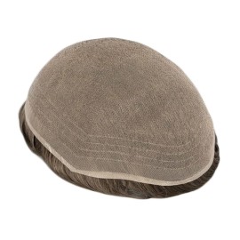 LLWear Mens Hair Pieces Toupee for Men 100% Real Human Hair 8x10 inch Base Cap Super Soft and Breathable Full French Lace Human Hair Replacement System for Men, 5(Dark Blonde Color) LLWear Mens Hair Pieces Toupee for Men 100% Real Human Hair 8x10 inch Base Cap Super Soft and Breathable Full French Lace Human Hair Replacement System for Men, 5(Dark Blonde Color)