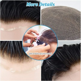 LLWear Mens Hair Pieces Toupee for Men 100% Real Human Hair 8x10 inch Base Cap Super Soft and Breathable Full French Lace Human Hair Replacement System for Men, 5(Dark Blonde Color) LLWear Mens Hair Pieces Toupee for Men 100% Real Human Hair 8x10 inch Base Cap Super Soft and Breathable Full French Lace Human Hair Replacement System for Men, 5(Dark Blonde Color)