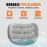 Camping Pillow - Ultralight and Portable Inflatable Pillow for Camping, Travel Pillow with Removable and Washable Cover, Ergonomic Camp Pillow Neck & Lumbar Support, Pillows for Camping, Hiking