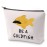 ZJXHPO TV Show Quote Inspired Coach Be A Goldfish Zipper Pouch Makeup Bag (Goldfish)