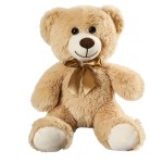 SHAFISH Plush Teddy Bear Cute Stuffed Animal Bear with Bow Plush Toys 13.8 Inches (Khaki)