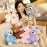 SHAFISH Plush Teddy Bear Cute Stuffed Animal Bear with Bow Plush Toys 13.8 Inches (Khaki)