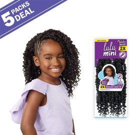 LULUTRESS Sensationnel Crochet Braids Lulu Mini Pre-Looped 2X Passion Twist 10 inches (5-pack, 4) LULUTRESS Sensationnel Crochet Braids Lulu Mini Pre-Looped 2X Passion Twist 10 inches (5-pack, 4)