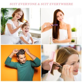 Leinuosen 10 Pcs Rat Tail Comb Styling Carbon Heat Resistant Anti Static Teasing Comb for Back Root Tease Adding Volume Evening Styling(Assorted Color) Leinuosen 10 Pcs Rat Tail Comb Styling Carbon Heat Resistant Anti Static Teasing Comb for Back Root Tease Adding Volume Evening Styling(Assorted Color)