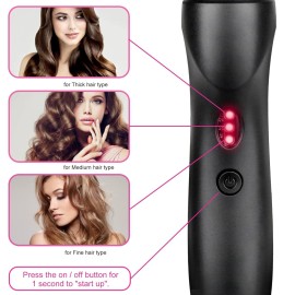 Homfu Hair Straightener, Electric Hot Comb Hair Straightener Brush with Ceramic Heater Surface, Fast Heating, Dual Voltage, Adjustable Temperature for Natural Black, Curly, Frizzy Hair & Beard