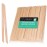 100 Pieces Small Wax Sticks Wood Spatulas Applicator Craft Sticks for Body Hair Eyebrow Lip Nose Removal Slanted/Round (Pack of 100)