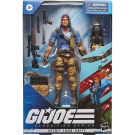 G.I. Joe Classified Series Spirit Iron-Knife Action Figure 36 Collectible Premium Toy, Multiple Accessories 6-Inch-Scale, Custom Package Art