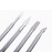 4 Pcs Dual Ended Stainless Steel Cuticle Pusher and Spoon Nail Cleaner Cuticle Remover Manicure Pedicure Nail Tools