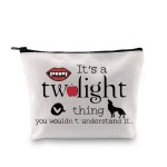 GJTIM TV Show Inspired Gift Its A Thing You Wouldnt Understand It Zipper Pouch Makeup Bag for Vampire Fans (T thing bag)