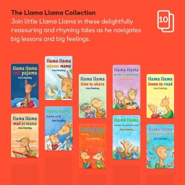 YOTO The Llama Llama Collection by Anna Dewdney - 10 Kids Audio Cards for Use with Player & Mini All-in-1 Audio Device, Screen-Free Listening with Fun Playtime, Bedtime & Travel Stories, Ages 2+
