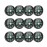 12 Pcs Button Compass, 20mm Mini Pocket Oil Filled Compass, Precise Direction, Clear and Easy to Read, for Hiking Camping Outdoor Activities Accessory