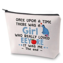 ZJXHPO Donkey Character Lover Gift There Was A Who Really Loved Zipper Pouch Cartoon Donkey Makeup Bag (ONCE-Cartoon) ZJXHPO Donkey Character Lover Gift There Was A Who Really Loved Zipper Pouch Cartoon Donkey Makeup Bag (ONCE-Cartoon)