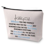 ZJXHPO Actress Gift Drama Inspirational Gift Musical Lover Zipper Pouch Makeup Bag (WHE-THEATRE)