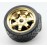 Powerhobby 1/8 Gripper 42/100 Belted Mounted Front Tires/Wheels 17mm (2) Arrma Felony/Infraction/Limitless (Gold)
