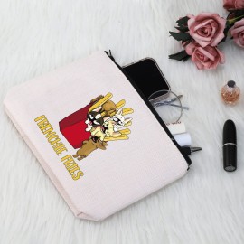 G2TUP French Bdog Dog Lover Gift French Bdog Cosmetic Bag Frenchie Fries Makeup Bag French Bdog Dog Mom Gift Travel Bag with Zipper (Frenchie Fries White Bag) G2TUP French Bdog Dog Lover Gift French Bdog Cosmetic Bag Frenchie Fries Makeup Bag French Bdog Dog Mom Gift Travel Bag with Zipper (Frenchie Fries White Bag)