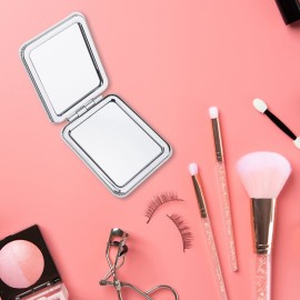 Aunt & Niece Compact Mirorr Square Pu Leather Makeup Mirror - The Love Between Aunt & Niece Knows No Distance - Aunt Gifts from Niece, Aunt & Niece Gifts Idea for Christmas, Birthday Aunt & Niece Compact Mirorr Square Pu Leather Makeup Mirror - The Love Between Aunt & Niece Knows No Distance - Aunt Gifts from Niece, Aunt & Niece Gifts Idea for Christmas, Birthday