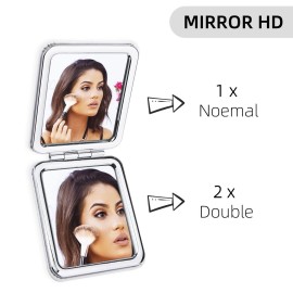 Aunt & Niece Compact Mirorr Square Pu Leather Makeup Mirror - The Love Between Aunt & Niece Knows No Distance - Aunt Gifts from Niece, Aunt & Niece Gifts Idea for Christmas, Birthday Aunt & Niece Compact Mirorr Square Pu Leather Makeup Mirror - The Love Between Aunt & Niece Knows No Distance - Aunt Gifts from Niece, Aunt & Niece Gifts Idea for Christmas, Birthday