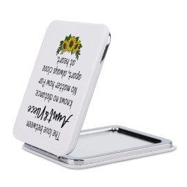 Aunt & Niece Compact Mirorr Square Pu Leather Makeup Mirror - The Love Between Aunt & Niece Knows No Distance - Aunt Gifts from Niece, Aunt & Niece Gifts Idea for Christmas, Birthday Aunt & Niece Compact Mirorr Square Pu Leather Makeup Mirror - The Love Between Aunt & Niece Knows No Distance - Aunt Gifts from Niece, Aunt & Niece Gifts Idea for Christmas, Birthday