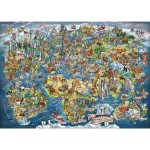 Anatolian Puzzle - Wonderful World Map, 3000 Piece Jigsaw Puzzle, 4923, Multicolor