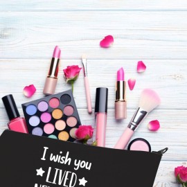 BDPWSS I Wish You Lived Next Door Gifts For Best Friend BFF Birthday Makeup Bag For Women Soul Sister Bestie Colleagues Going Away Gifts Long Distance Friendship Makeup Pouch (Lived next door bl) BDPWSS I Wish You Lived Next Door Gifts For Best Friend BFF Birthday Makeup Bag For Women Soul Sister Bestie Colleagues Going Away Gifts Long Distance Friendship Makeup Pouch (Lived next door bl)