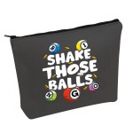 JXGZSO B Gambler Gift Shake Those Balls Makeup Bag Lucky B Pouch Bag B Game Lover Gift, Shake Those Balls Shopping,