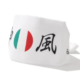 Tenganya Hachimaki Italy Tricolore Italiano Italian Flag Kamikaze Headband (I-K-01) Tenganya Hachimaki Italy Tricolore Italiano Italian Flag Kamikaze Headband (I-K-01)