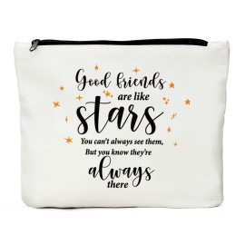 Good Friends Makeup Bag - Stars Soul Sister Gift for Sisters & Friends