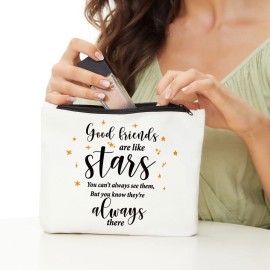 Good Friends Makeup Bag - Stars Soul Sister Gift for Sisters & Friends Good Friends Makeup Bag - Stars Soul Sister Gift for Sisters & Friends