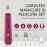 Professional Manicure Pedicure Set - Cordless Electric Foot Nail Care Trimmer Buffer Tools - 5 Speeds, Rechargeable, Thick Nails (Red)
