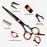 TASALON Hair Cutting Scissors Kit- All-in-1 Set of Hair Cutting Scissors - Professional Hair Shears, Thinning Scissor, Hair Comb, Neck Duster in Leather Bag -Haircut Scissor Kit