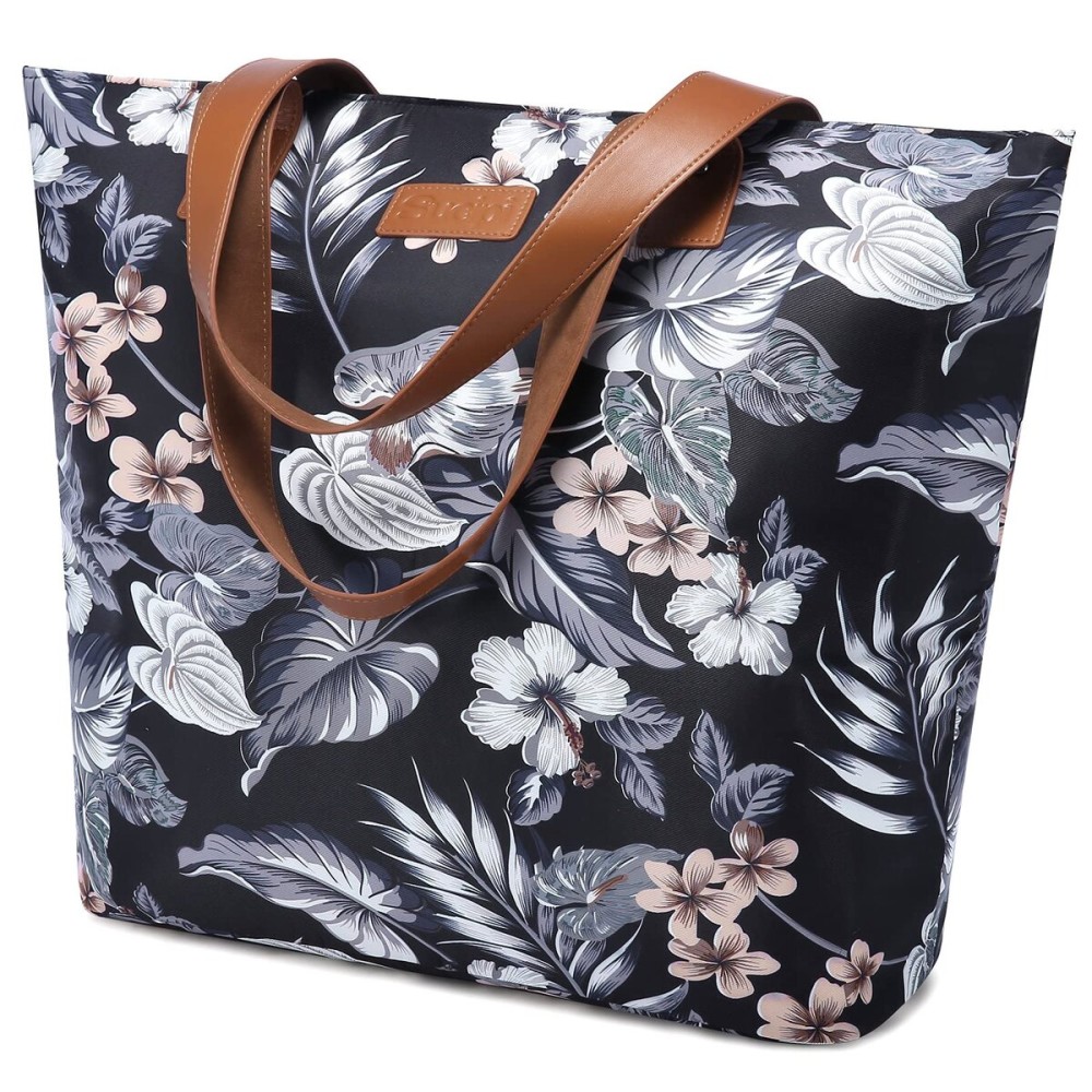 Sucipi Jumbo Insulated Cooler Bag with Thermal Foam Insulation, 20 Liters Capacity, Black Lily, Polyester