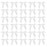 AIMUDI White Bows Bulk 2.5 Christmas Bows Premade Small Bows Pre Tied Mini White Stick On Bows for Wedding Favor Twist Tie Bows for Baby Shower Decorations Bows for Gift Wrapping - 50 Counts